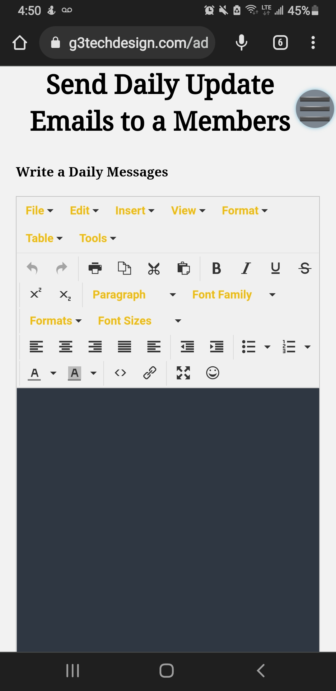 Test the video layout design(Upload and Store video to MySQL Database with PHP) image